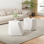 Modern MGO Coffee Table Set with Geometric Design