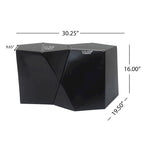 Modern MGO Coffee Table Set with Geometric Design