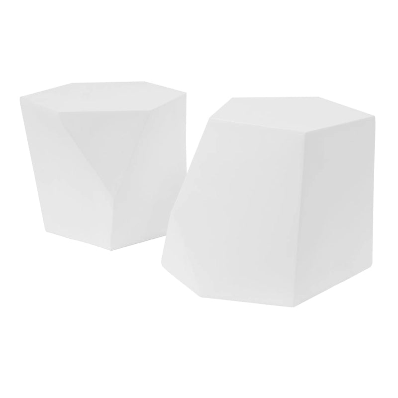 Modern MGO Coffee Table Set with Geometric Design