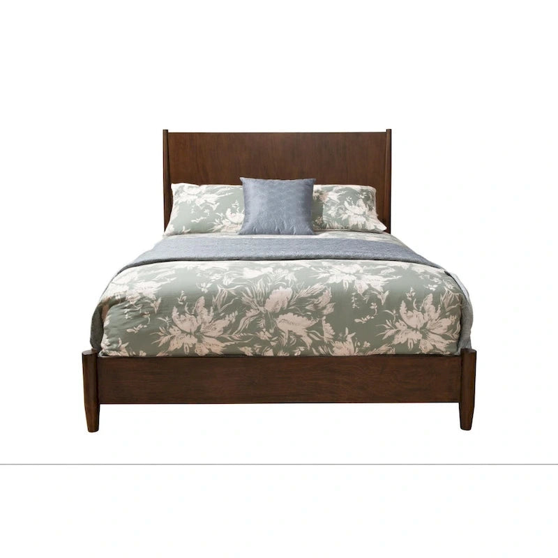 Brown Solid Wood California King Bed Frame