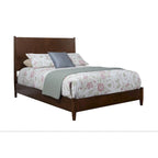 Brown Solid Wood California King Bed Frame