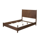 Brown Solid Wood California King Bed Frame