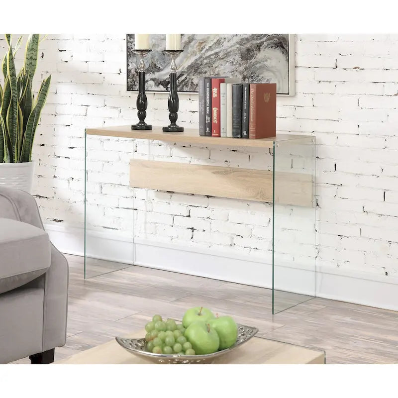  SoHo Glass Console Table/Desk