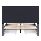 Modern 4-Drawer Fabric Platform Bed