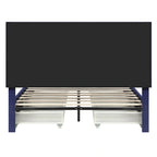 Modern 4-Drawer Fabric Platform Bed