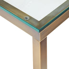 Simple Living Manhattan Gold Metal Desk