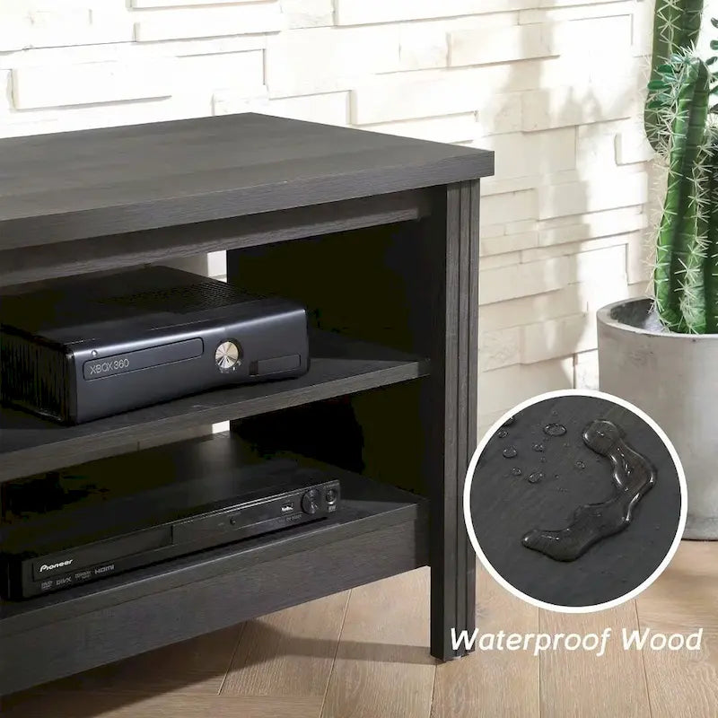Farmhouse Wood TV Stand for 75 inch TV Entertainment Center - 73 inches