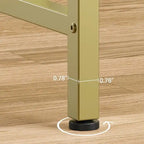Console Table, 2-Tier Entryway Table with Storage, Narrow Sofa Table with V Design